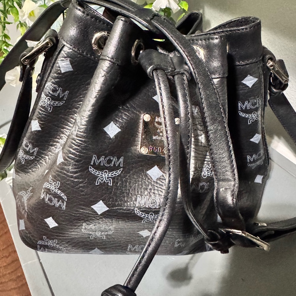 MCM Black Leather bag